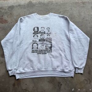 Mens XL True Crime Sweatshirt 90s